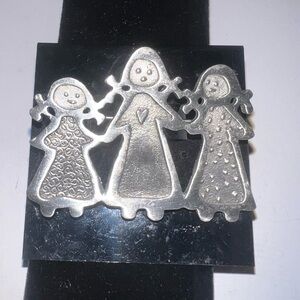 Silver Women Jewelry Brooch